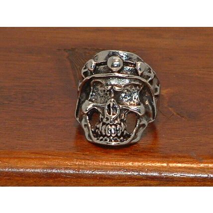 New Men’s Skull & Helmet Stainless Steel Ring (10)
