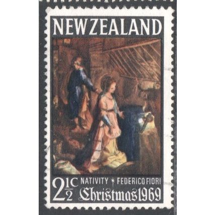 New Zealand stamps 1969 - SG 905 - Christmas 2½c - used