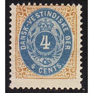 DÄNISCH DANSK WESTINDIEN [1873] MiNr 0007 I b ( oG/no gum )