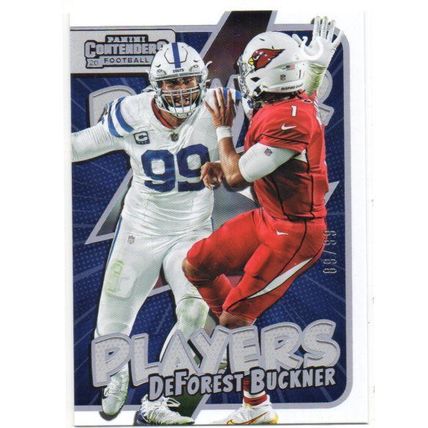 PANINI PLAYERS DEFOREST BUCKNER REFRACTOR #/99