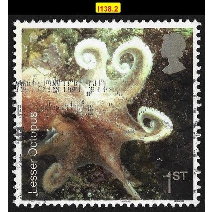 GB 2007 Marine Life Lesser Octopus 1st Sc#2433 - USED @I138