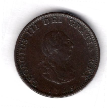 Great Britain. George III. Farthing 1799. dy15408