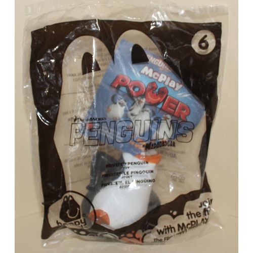 2014 McDonalds Penguins of Madagascar #6 Private Penguin Mint in Package