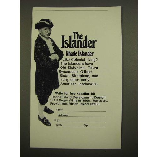 1969 Rhode Island Development Council Ad - The Islander