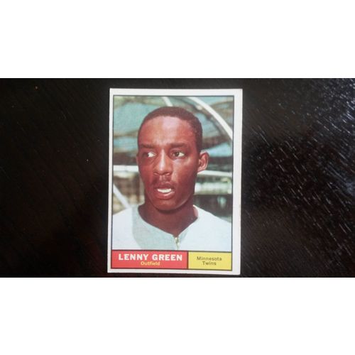 1961 Topps Card # 004 Lenny Green Very Good-Excellent (4) Minnesota Twins