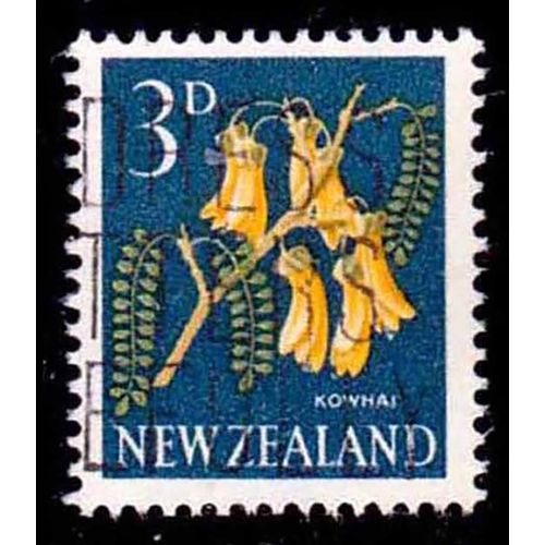 New Zealand 1960 Flower 3d Used Stamp