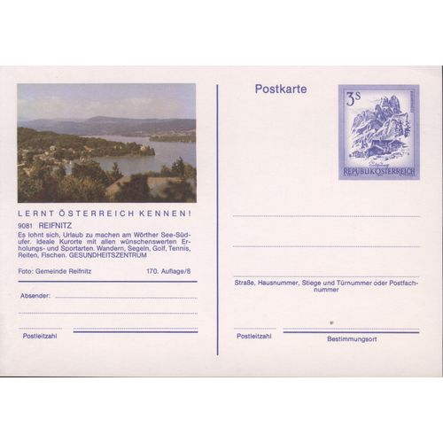 Austria unused - 3s pre-paid - Reifnitz