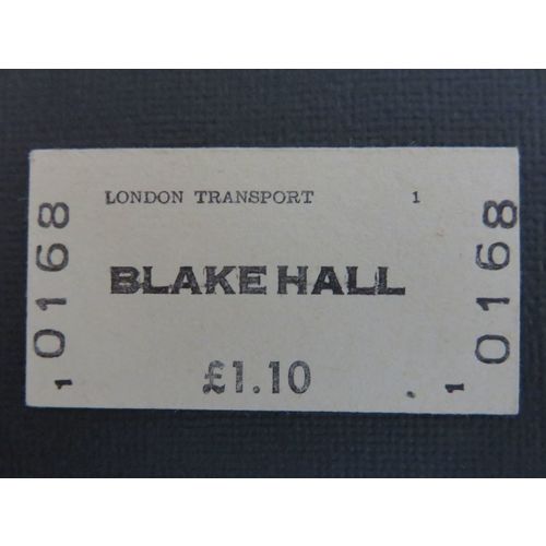London Transport Blake Hall Ticket