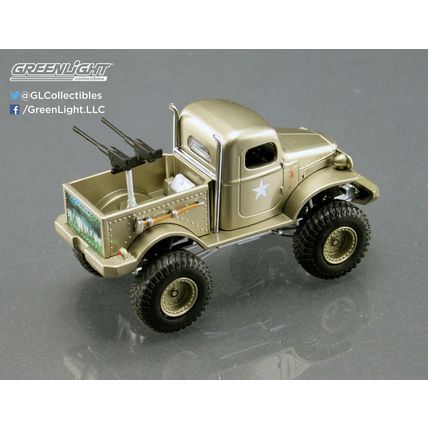 1/64 Greenlight "Stacey David's Gearz" 1941 military 1/2 ton "Sgt Rockzz' picku