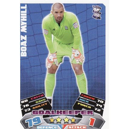 Match Attax Championship 2011/2012 13 Boaz Myhill Birmingham City