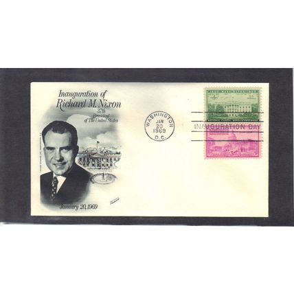 Fleetwood 990 992 Richard Nixon Inauguration (Cachet-U/A) CV42781