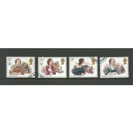 GB 1980 Famous Authoresses SG 1125 / 1128 Fine Used Set