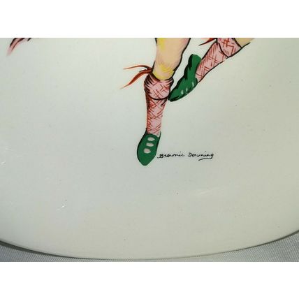 BROWNIE DOWNING CERAMICS, J.H. Weatherby + Sons 1963, Vintage Dish, Very Rare.