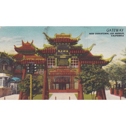 Los Angeles - Lot of 6 - Linen Era Postcards - Hollywood, Restaurants, NBC