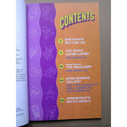 Simpsons Comics Featuring: BARTMAN - The Best of the Best! - Matt Groening 1997