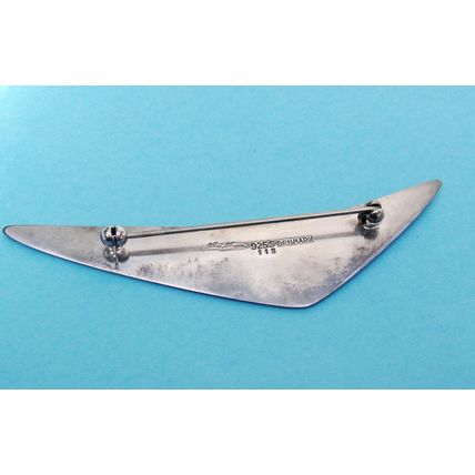 Hans Hansen ( Denmark ) Silver Peaks Brooch No113, 1960’s