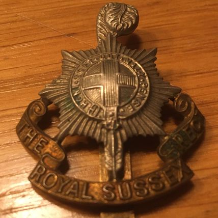 Royal Sussex Regiment Cap Badge