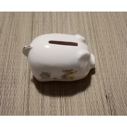 Piggy Bank Mice Playing Aston Fine English Bone China Small 10CM Long