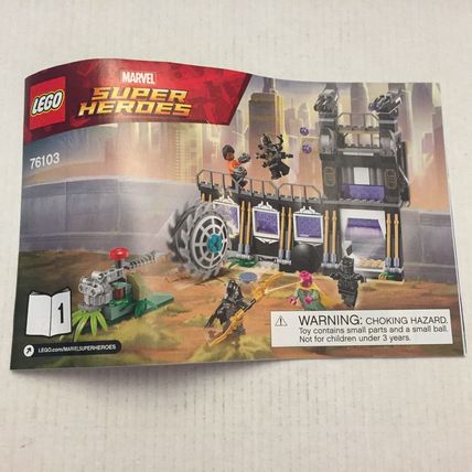 Lego Marvel Superheroes Avengers #76103 Instructions Books