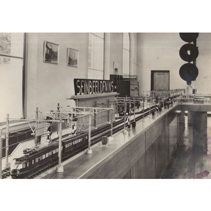 Seinbeelden Dutch Holland Model Railway Train Real Photo Postcard