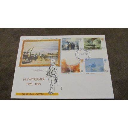 Philart 1975 GB FDC Cover - JMW Turner - British Artist Paintings - Hastings fr