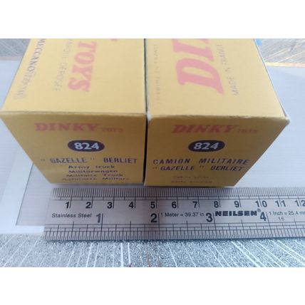 Dinky No824 Army Truck Gazelle - Repro / Replica Box