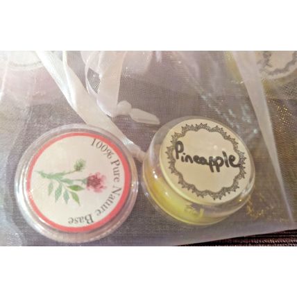 Handmade Pineapple & Berry Lip Balm And Cherry & Passion Fruit Guest Soap Lot