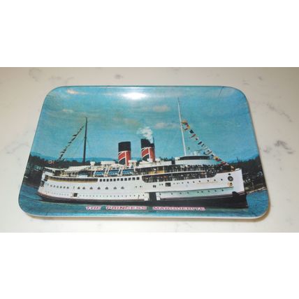 THE PRINCESS MARGUERITE Passenger Ship Photo Small Plate/Dish Vancouver, Canada