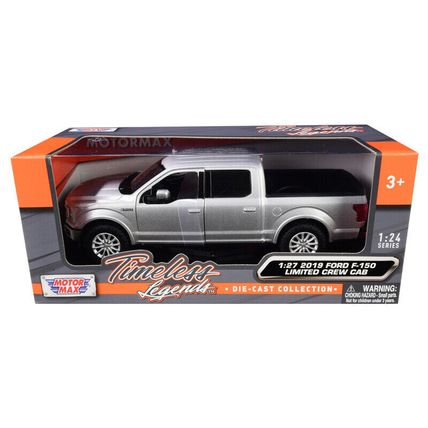 2019 Ford F-150 Limited Crew Cab Pickup Truck Metallic Silver 1/24-1/27 Dieca...