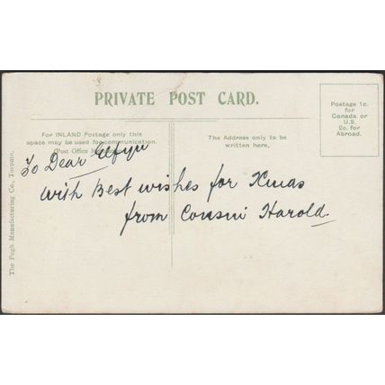 Queen Victoria School, Hamilton, Ontario, c.1910 - Pugh Postcard