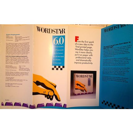 Wordstar Press Kit, 1990 - Brochure and promo literature