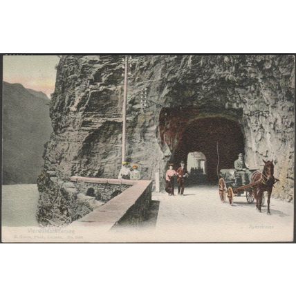 Axenstrasse, Vierwaldstättersee, 1905 - Goetz AK