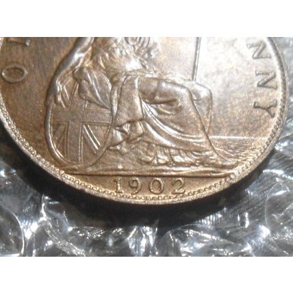 1902 Edward VII penny.