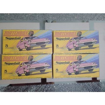 Matchbox Superfast No5 - Lotus Europa - Pink - Replica Box
