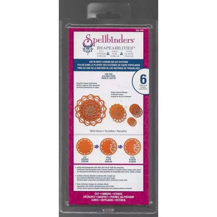 Spellbinders. Whirl About Die Set. Die Cutting Cardmaking Scrapbooking Crafts