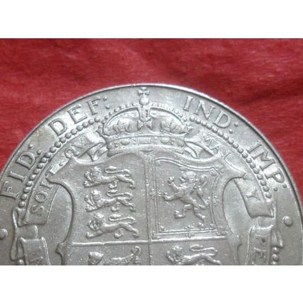 1907 Edward VII half-crown.