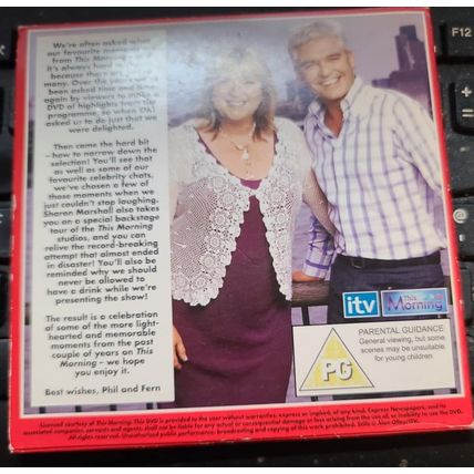 PHILLIP SCHOFIELD & FERN BRITTON FUNNY BITS! PROMO DVD OK MAGAZINE THIS MORNING
