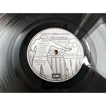 STEVE HARLEY Cockney Rebel Love's A Prima Donna LP UK vinyl record 1976 new wave