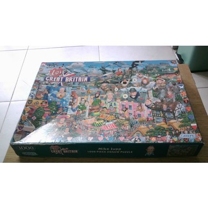 MIKE JUPP'S I LOVE GREAT BRITAIN Jigsaw Puzzle (1000 Piece) Gibsons