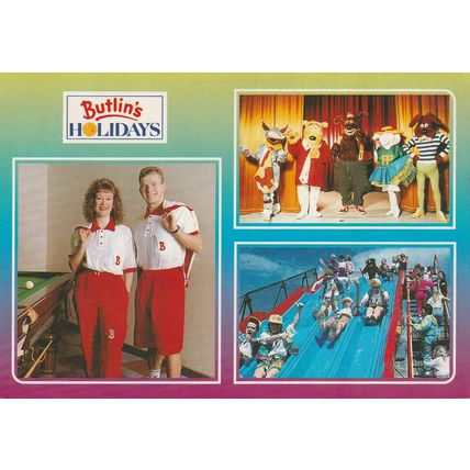 Butlins Postcard - Butlins Holidays - 1995 - Used