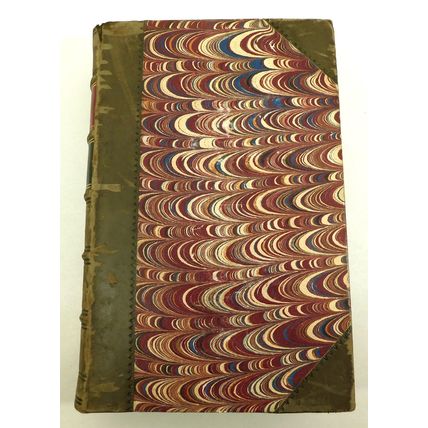 Antique Victorian Leather Book Annals St Pauls Cathedral 1868 Milman