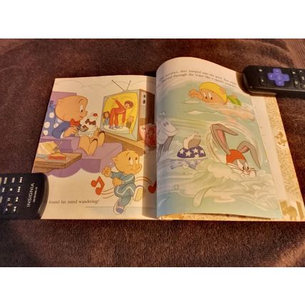Little Golden Book Bugs Bunny & The Health Hog By Teddy Slater VF 8.0 Shape 1996