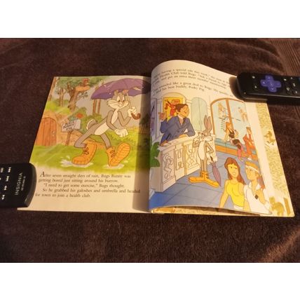 Little Golden Book Bugs Bunny & The Health Hog By Teddy Slater VF 8.0 Shape 1996