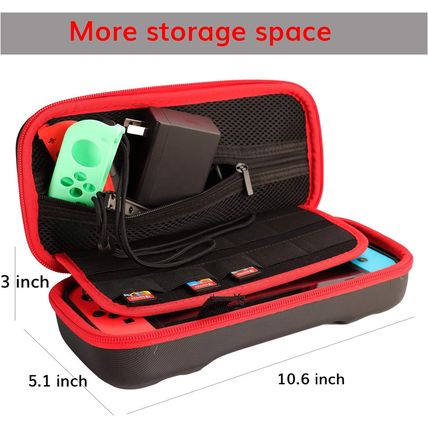 Accessories Kit for Nintendo Switch / Switch OLED Model Games Bundle Wheel Grip