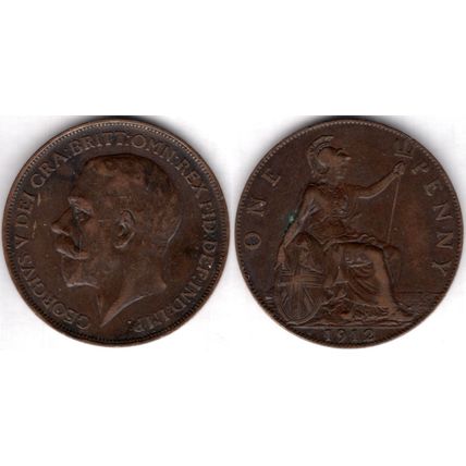 Great Britain. George V. Penny 1912H . dy23572