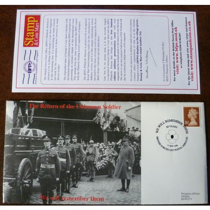 1998 GB We Will Remember Them British Forces Cover Douglas Haig Special Order