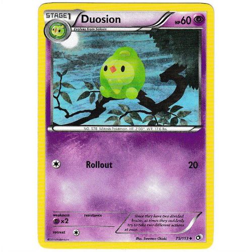 Pokemon B&W Legendary Treasures - #75/113 - Duosion