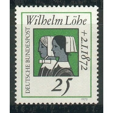 Germany 1971 - SG1612 - Death Cent of Johann Wilhelm Lohe (unused)