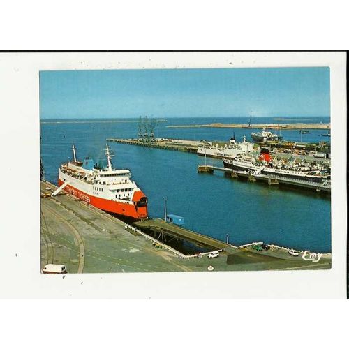 VIKING FERRY & MAID OF KENT Cherbourg Postcard by Le Goubey (10180)