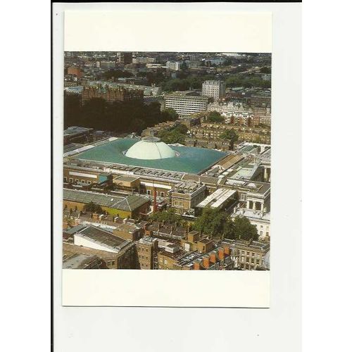LONDON British Museum Roof View Postcard